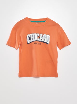 Tee-shirt imprimé 'Chicago' coupe loose