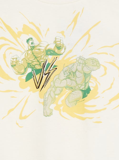 Tee-shirt imprimé 'Hulk' de 'Marvel' - Kiabi