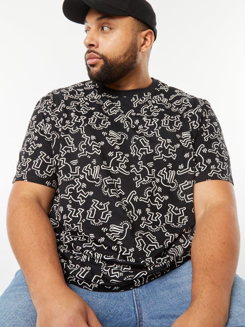 Tee-shirt imprimé 'Keith Haring' - Kiabi