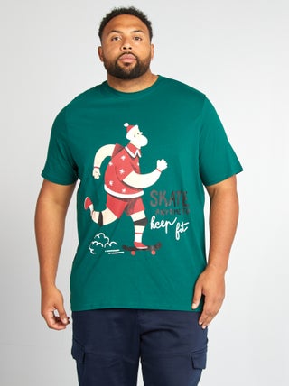 Tee-shirt imprimé 'Noel'