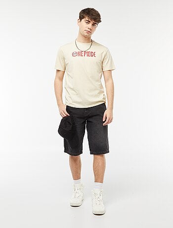 Tee-shirt imprimé 'One Piece'