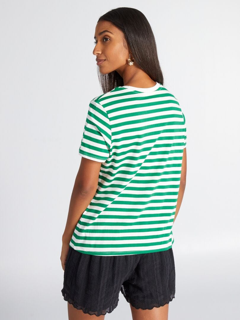 T-shirt Pull&Bear en Vert Foncé | ABOUT YOU