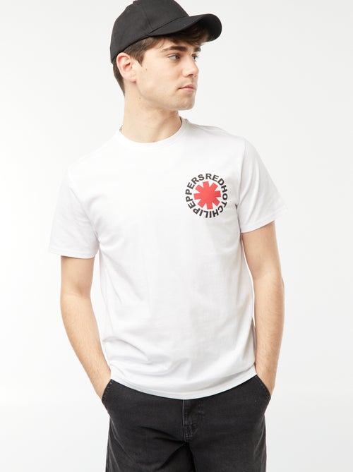 Tee-shirt imprimé 'Red Hot Chili Peppers' - Kiabi