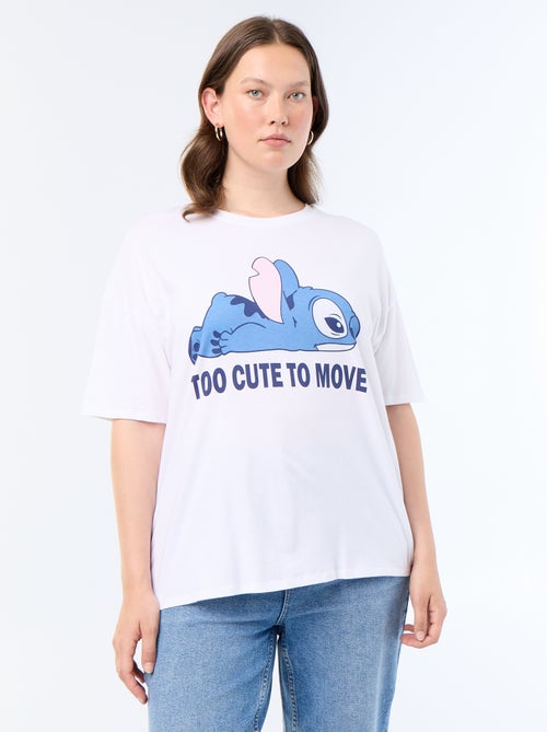 Tee-shirt imprimé 'Stitch' - Kiabi