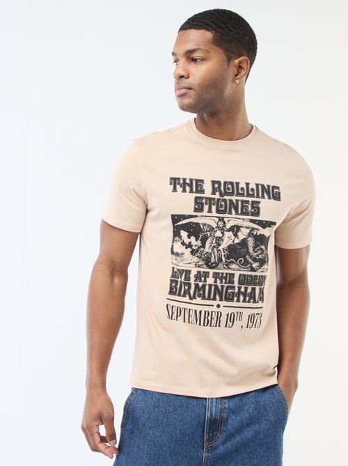 Tee-shirt imprimé 'The Rolling Stones' - Kiabi