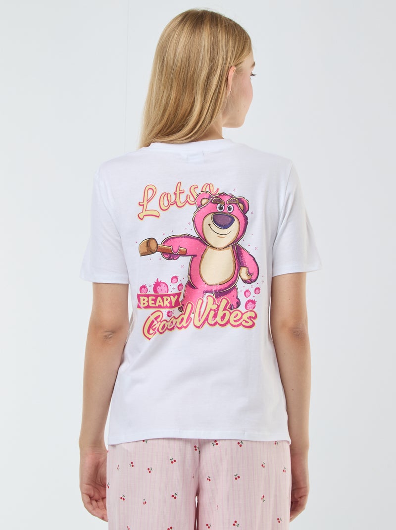 Tee-shirt imprimé 'Toy Story' manches courtes Blanc - Kiabi