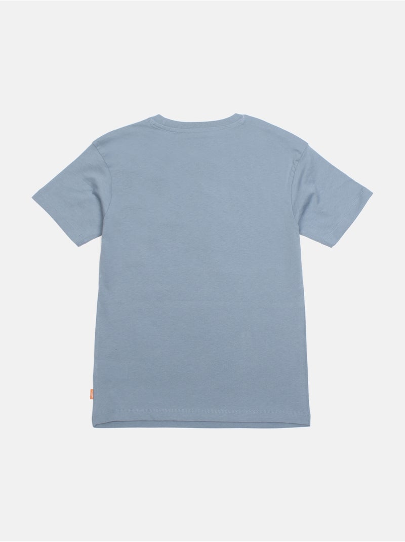 Tee Shirt Kaporal manches courtes Bleu clair - Kiabi