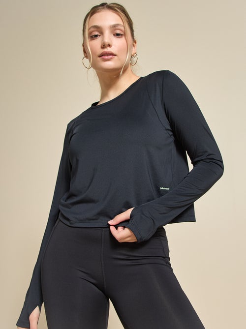 Tee-shirt long fluide - (ekstract) - Kiabi