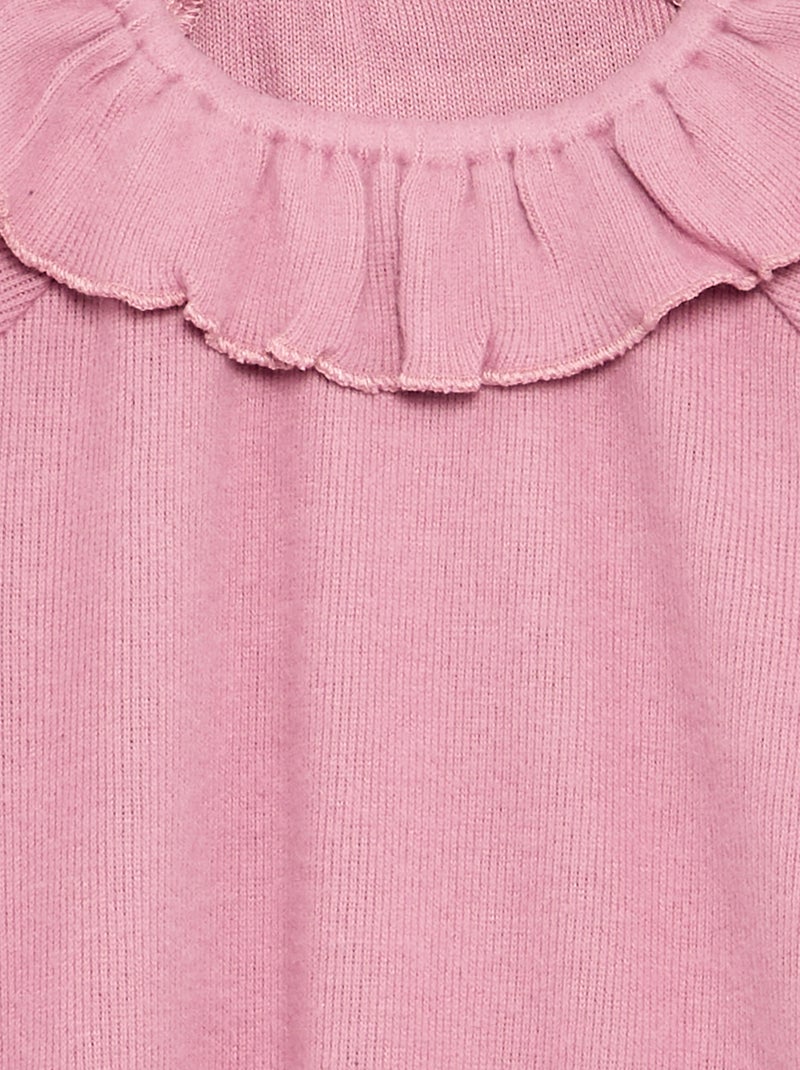 Tee-shirt maille doudou - collection facile à enfiler Rose - Kiabi