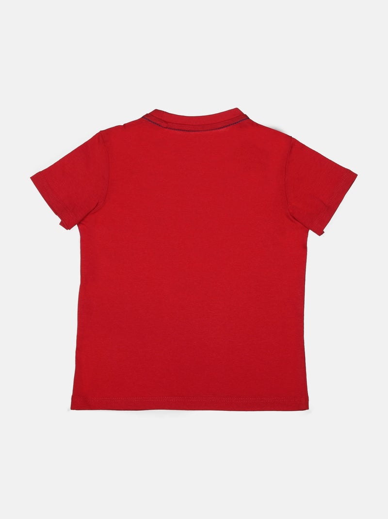 Tee Shirt manches courtes - Guess kids Rouge - Kiabi