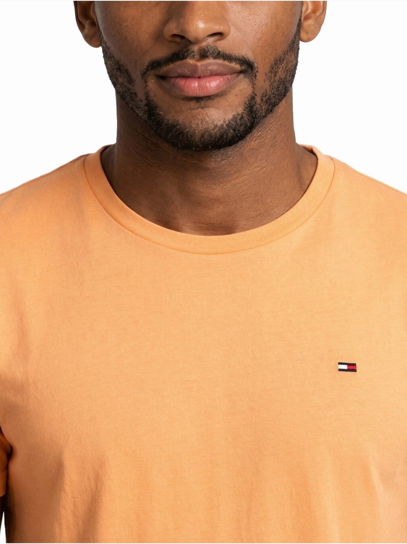 Tee Shirt manches courtes - Tommy jeans Orange clair - Kiabi