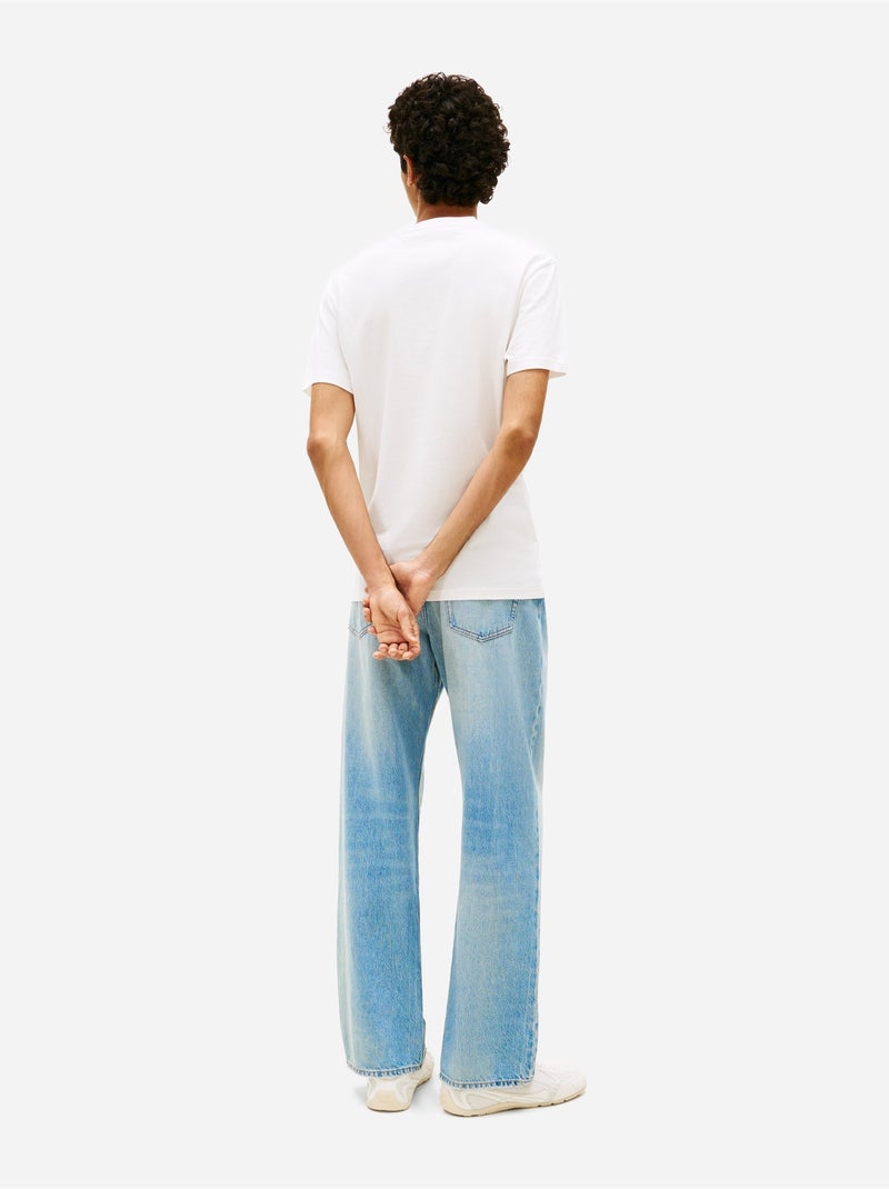 Tee shirt manches courtes - tommy jeans Vert - Kiabi