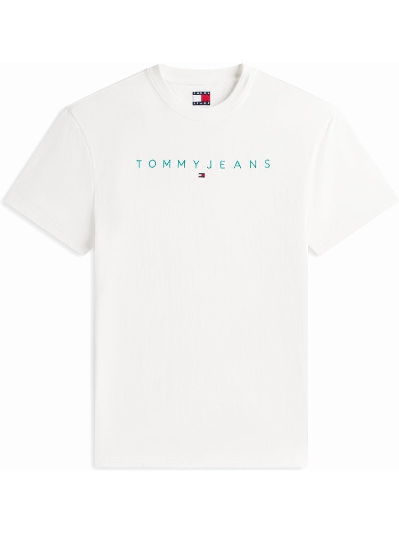 Tee shirt manches courtes - tommy jeans Vert - Kiabi