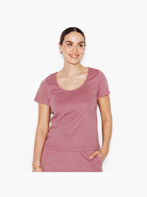 Tee-shirt manches courtes habybis - rougegorge lingerie - Kiabi Tee-shirt manches courtes habybis - rougegorge lingerie - Kiabi