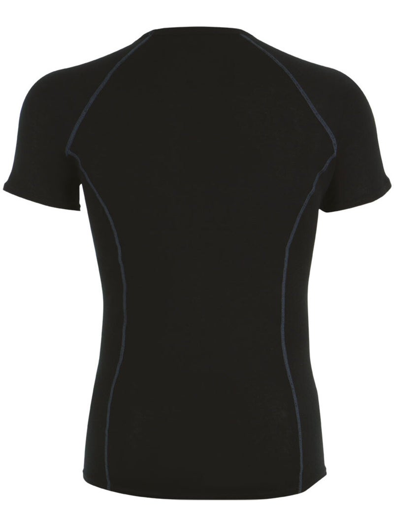Tee-shirt manches courtes homme thermik athena Noir - Kiabi