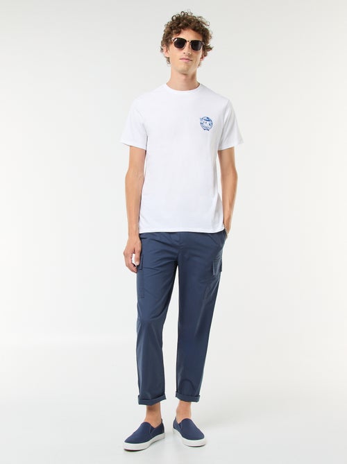 Tee-shirt manches courtes imprimé - Kiabi