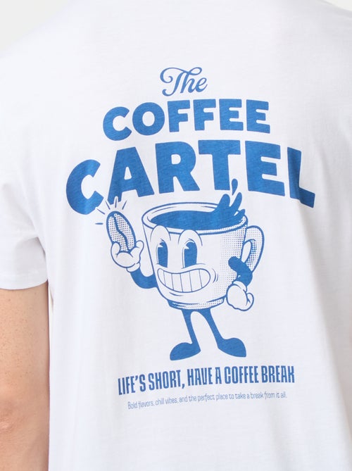 Tee-shirt manches courtes imprimé - Kiabi