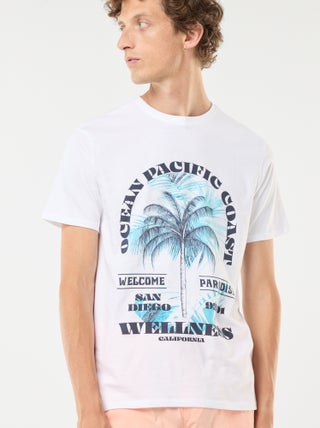 Tee-shirt manches courtes imprimé