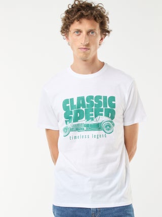 Tee-shirt manches courtes imprimé