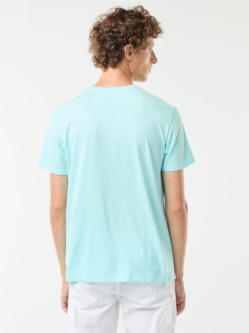 Tee-shirt manches courtes imprimé - Kiabi