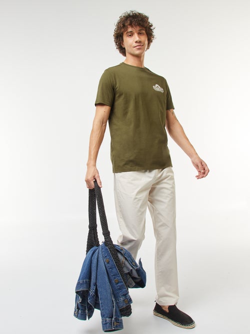 Tee-shirt manches courtes imprimé - Kiabi