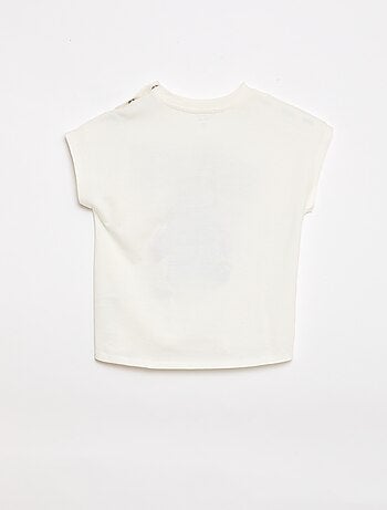 Tee-shirt manches courtes 'Stitch' - Collection facile à enfiler