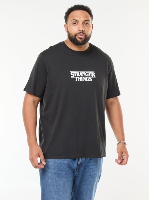 Tee-shirt manches courtes 'Stranger Things ' - Kiabi