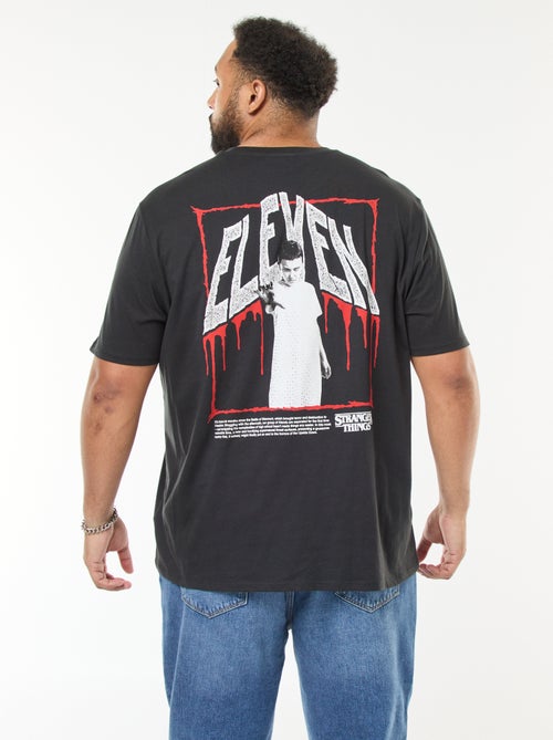 Tee-shirt manches courtes 'Stranger Things ' - Kiabi