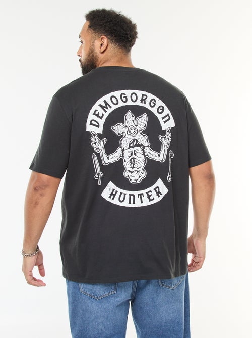 Tee-shirt manches courtes 'Stranger Things ' - Kiabi