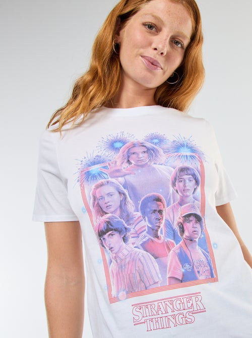 Tee-shirt manches courtes 'Stranger Things' - Kiabi