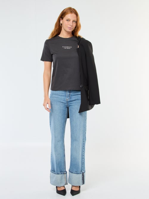 Tee-shirt manches courtes 'Stranger Things' - Kiabi