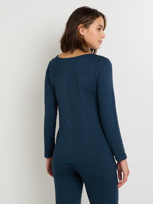 Tee-shirt manches longues camille - rougegorge lingerie - Kiabi