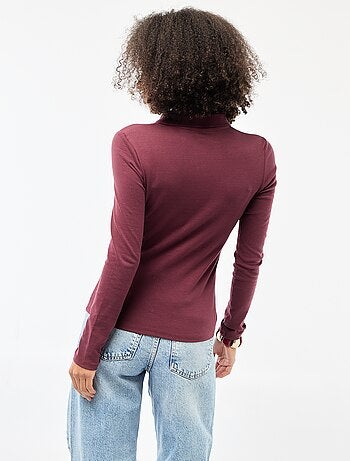 Tee-shirt manches longues col polo