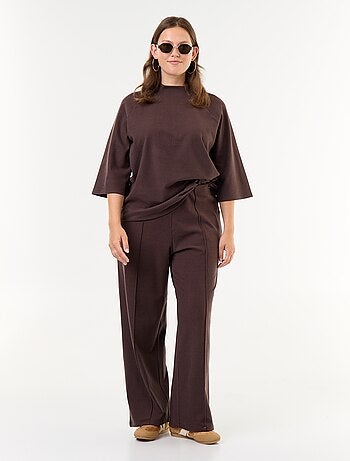 Tee-shirt manches longues en maille doudou