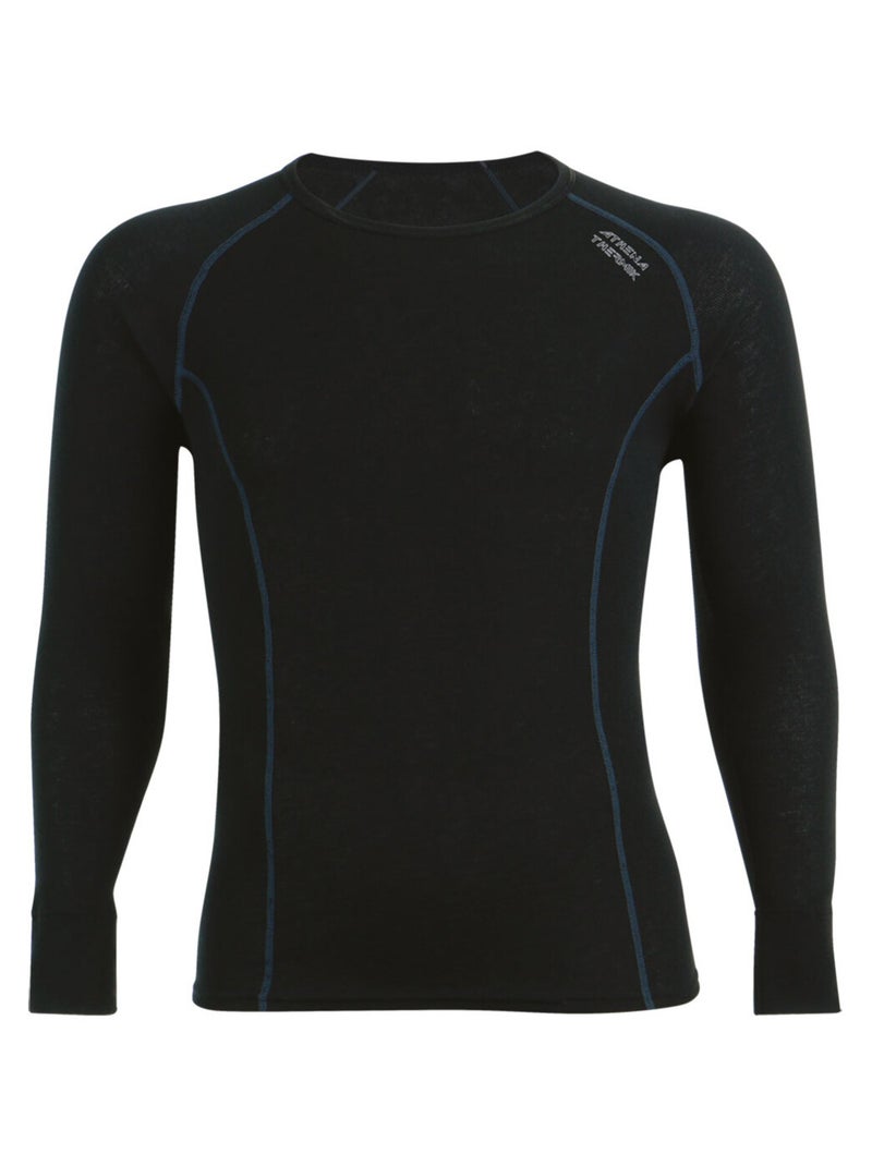 Tee-shirt manches longues homme thermik Noir - Kiabi