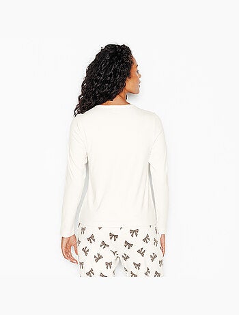 Tee-shirt manches longues jolisa - rougegorge lingerie