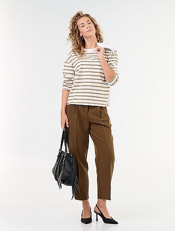 Tee-shirt manches longues rayé