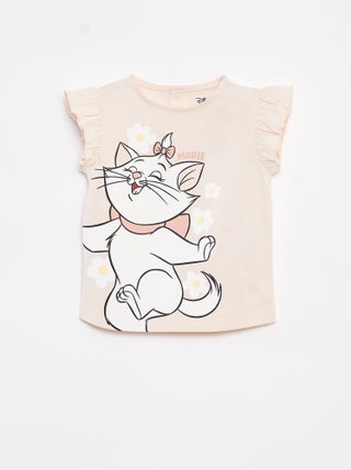 Tee-shirt manches volantées 'Disney'