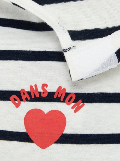 Tee-shirt marinière - So Easy - Kiabi