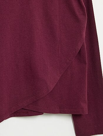 Tee-shirt marinière épaule scratchée - collection facile à enfiler