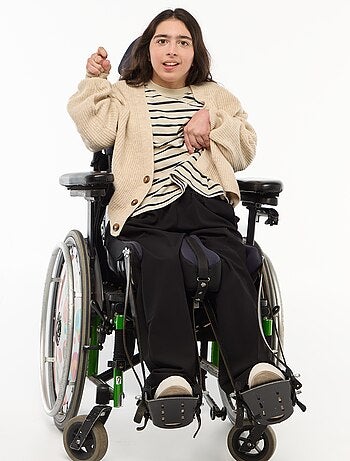 Tee-shirt marinière épaule scratchée - So Easy