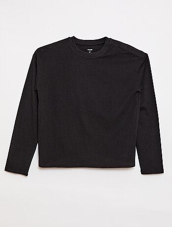 Tee-shirt marinière épaule scratchée - So Easy