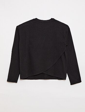 Tee-shirt marinière épaule scratchée - So Easy