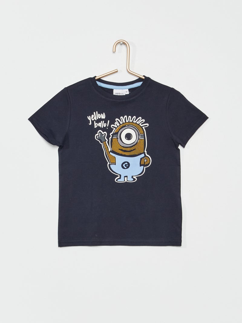 Tee-shirt 'Minions' Bleu - Kiabi