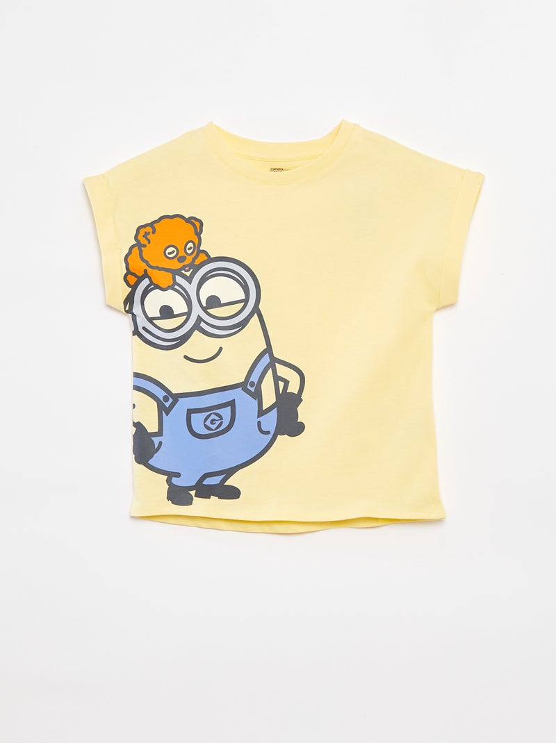 Tee-shirt ‘Minions’ manches courtes JAUNE - Kiabi