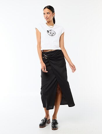 Tee-shirt 'Minnie' cropped 'Disney'
