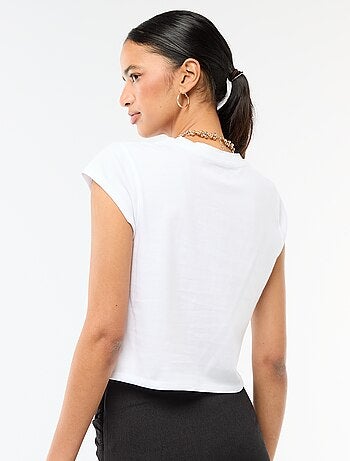 Tee-shirt 'Minnie' cropped 'Disney'