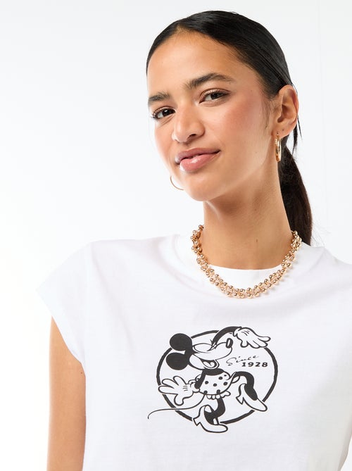 Tee-shirt 'Minnie' cropped 'Disney' - Kiabi
