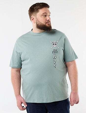 Tee-shirt 'One Piece' imprimé recto/verso