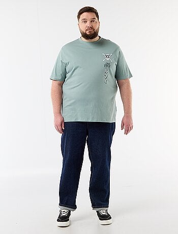 Tee-shirt 'One Piece' imprimé recto/verso